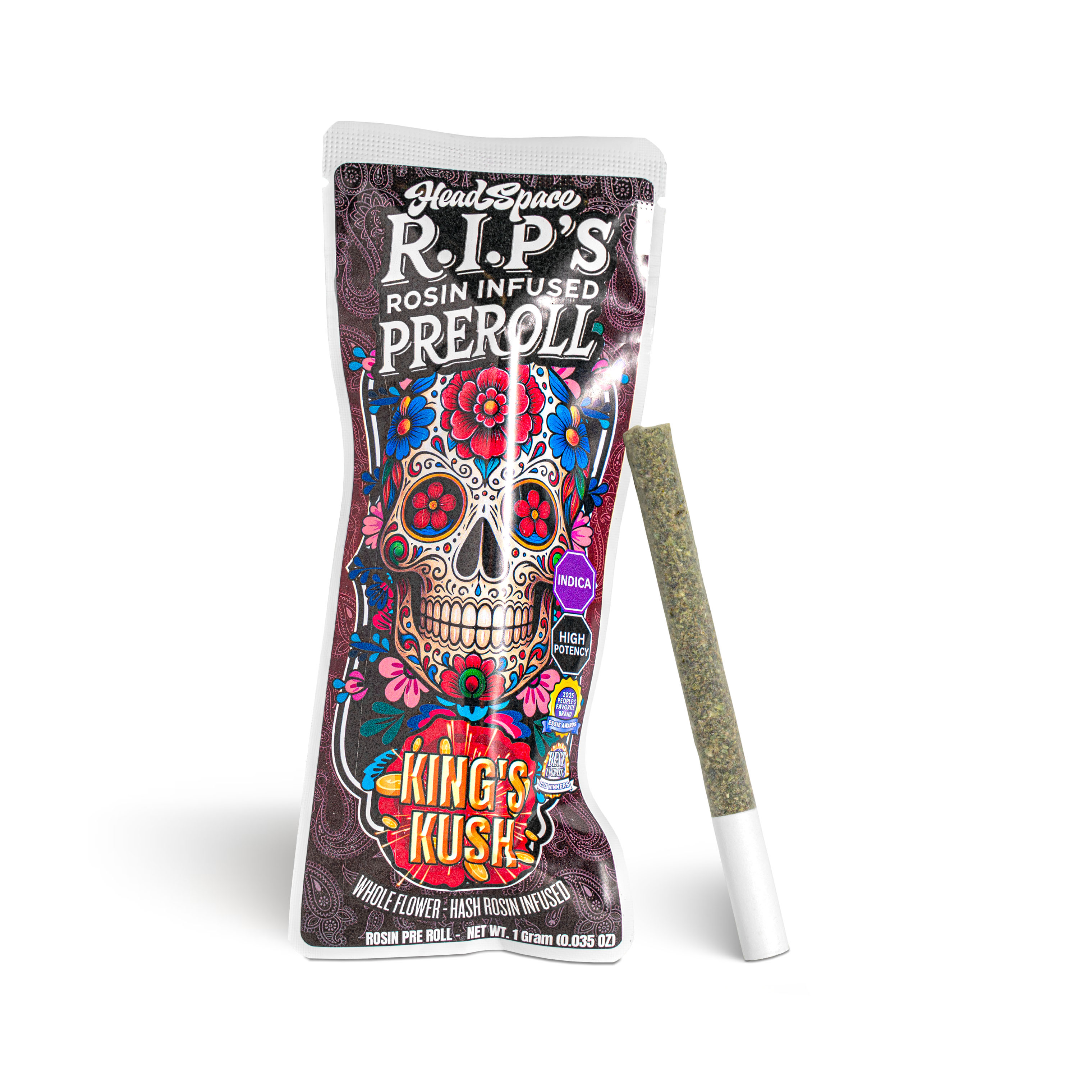 Photograph of product: King's Kush Rosin Infused Pre-Roll