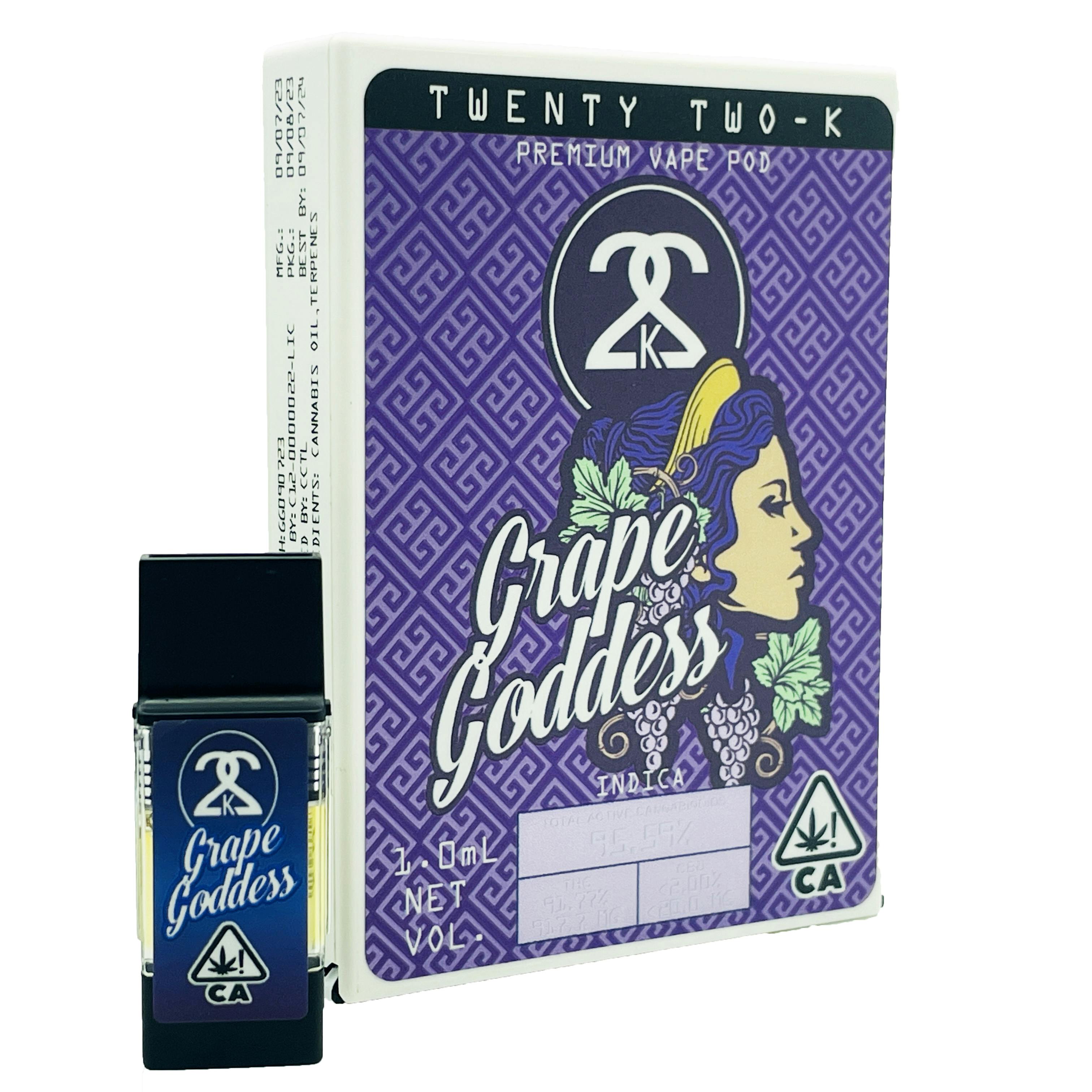 Photograph of product: GRAPE GODDESS - 1.0ML POD