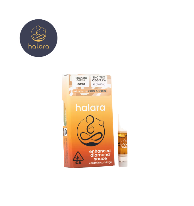 Photograph of product: HORCHATA GELATO 1G LIQUID SAUCE DIAMOND CARTRIDGE