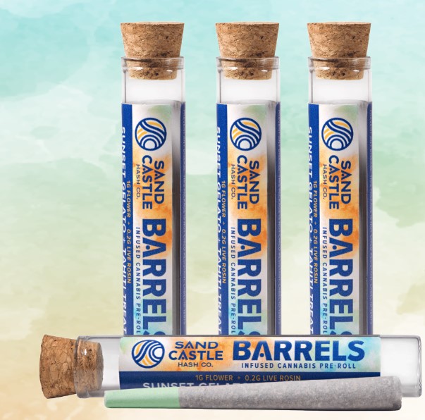 Photograph of product: Rosin Infused Pre-Roll | Maui Wowie x Platinum Punch | 1g