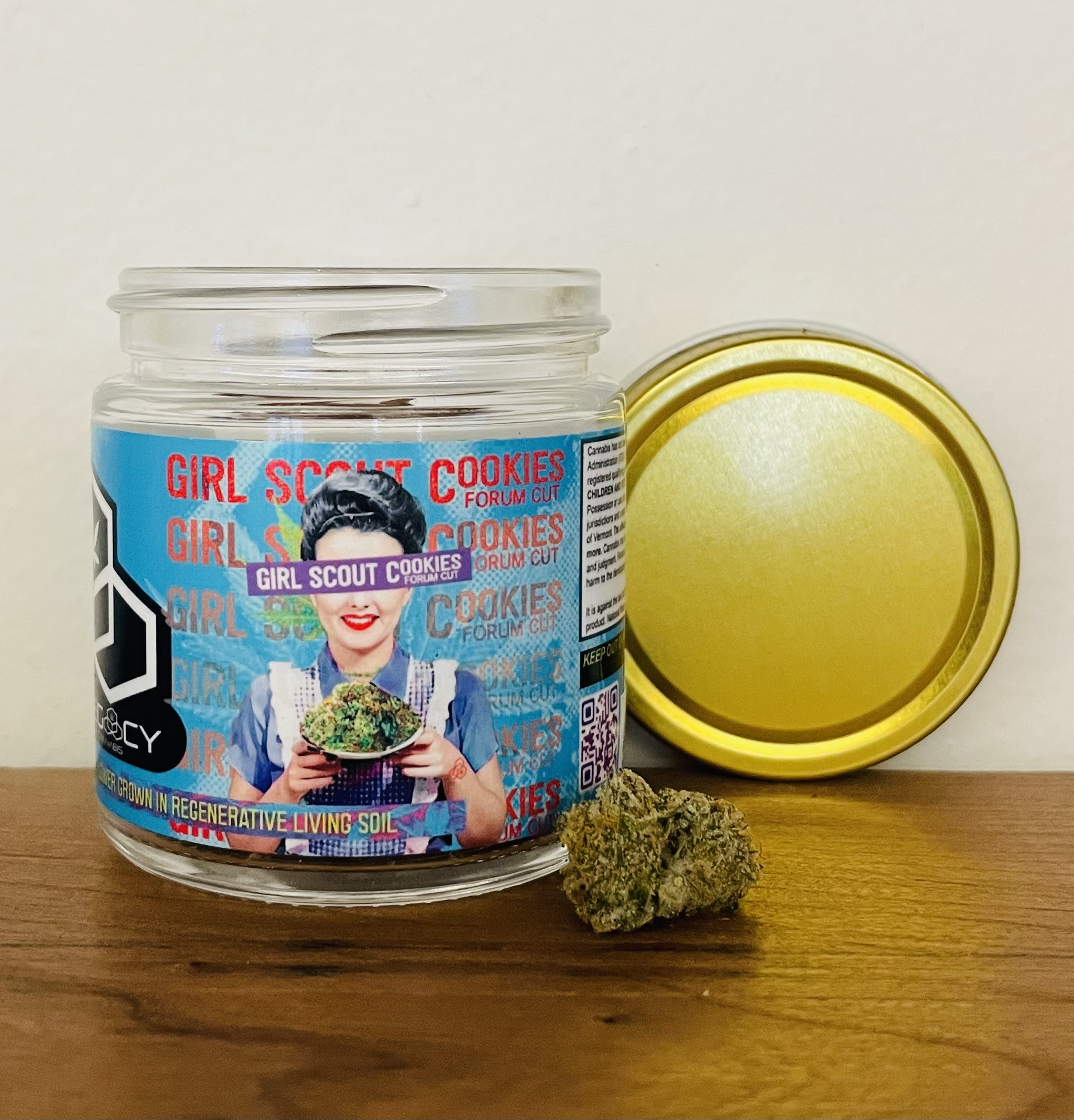 Photograph of Product: Bern Legacy | Girl Scout Cookie | Flower | 3.5g | 24.50% THC