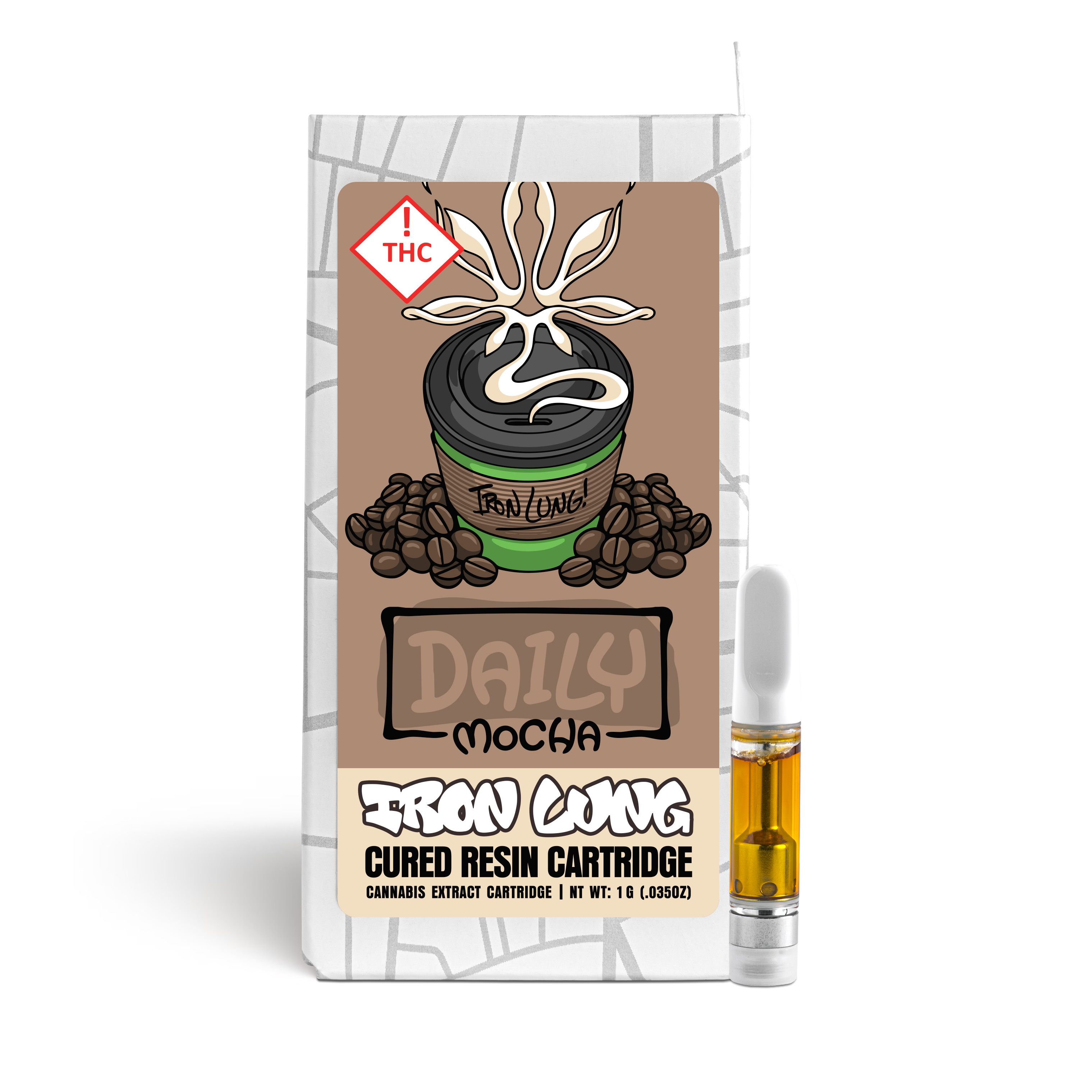 Photograph of product: Daily Mocha Cured Resin Cart