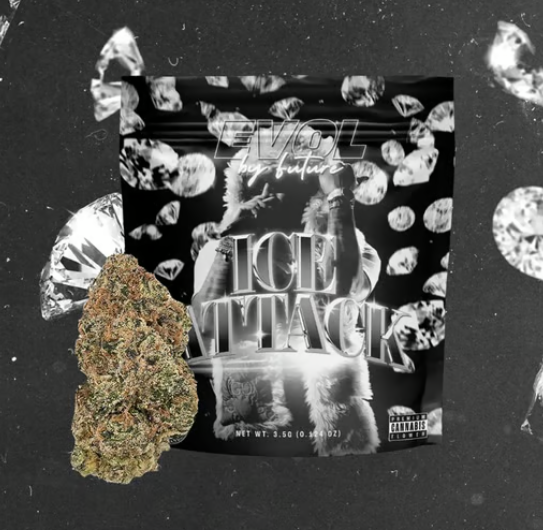 Photograph of product: Ice Attack Flower 3.5g