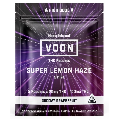 Photograph of product: Voon | Super Lemon Haze  (S) Nano Infused 10ct/200mg Pouches