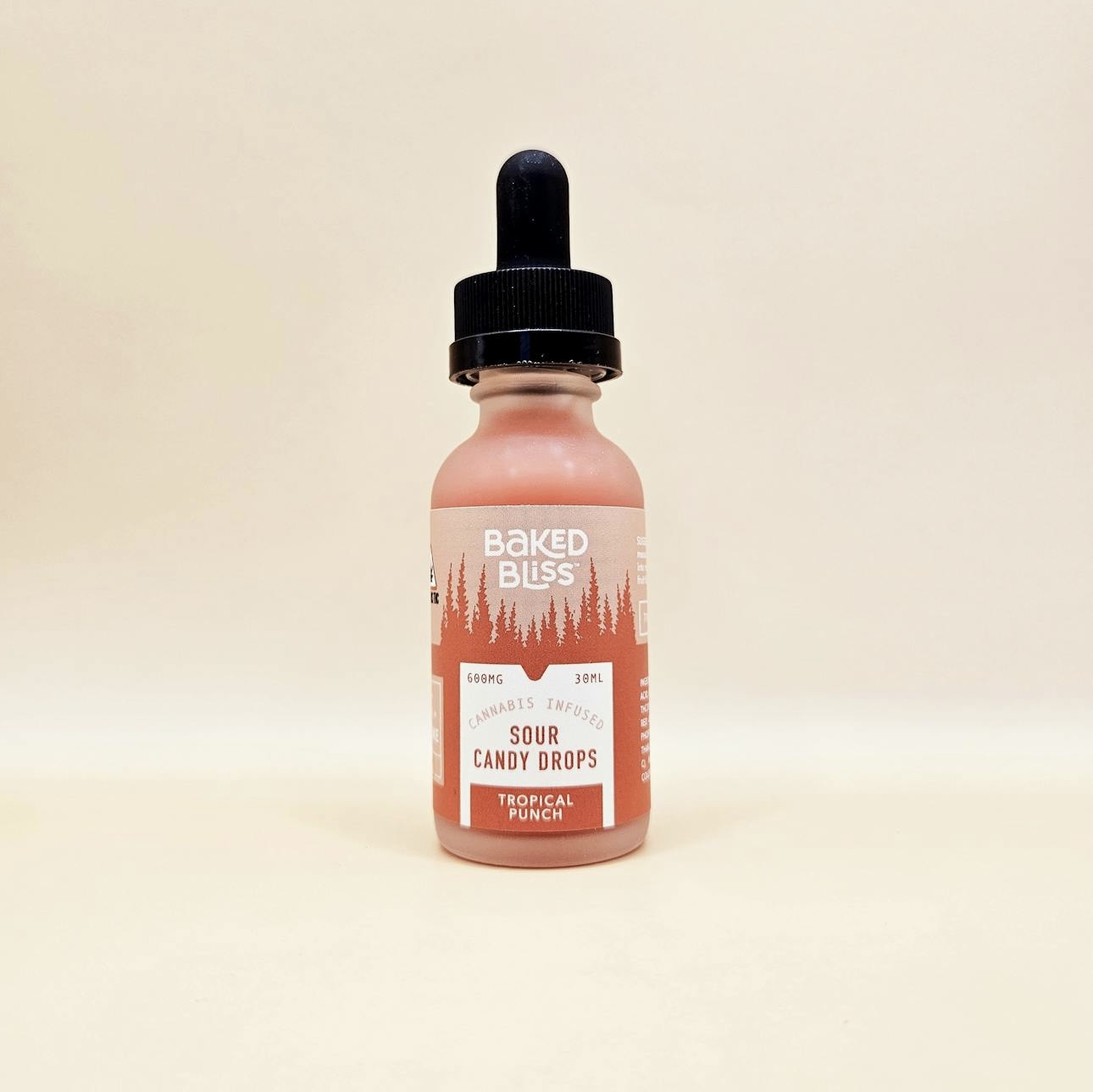 Photograph of product: Baked Bliss: 600mg Tropical Punch Sour Candy Drops
