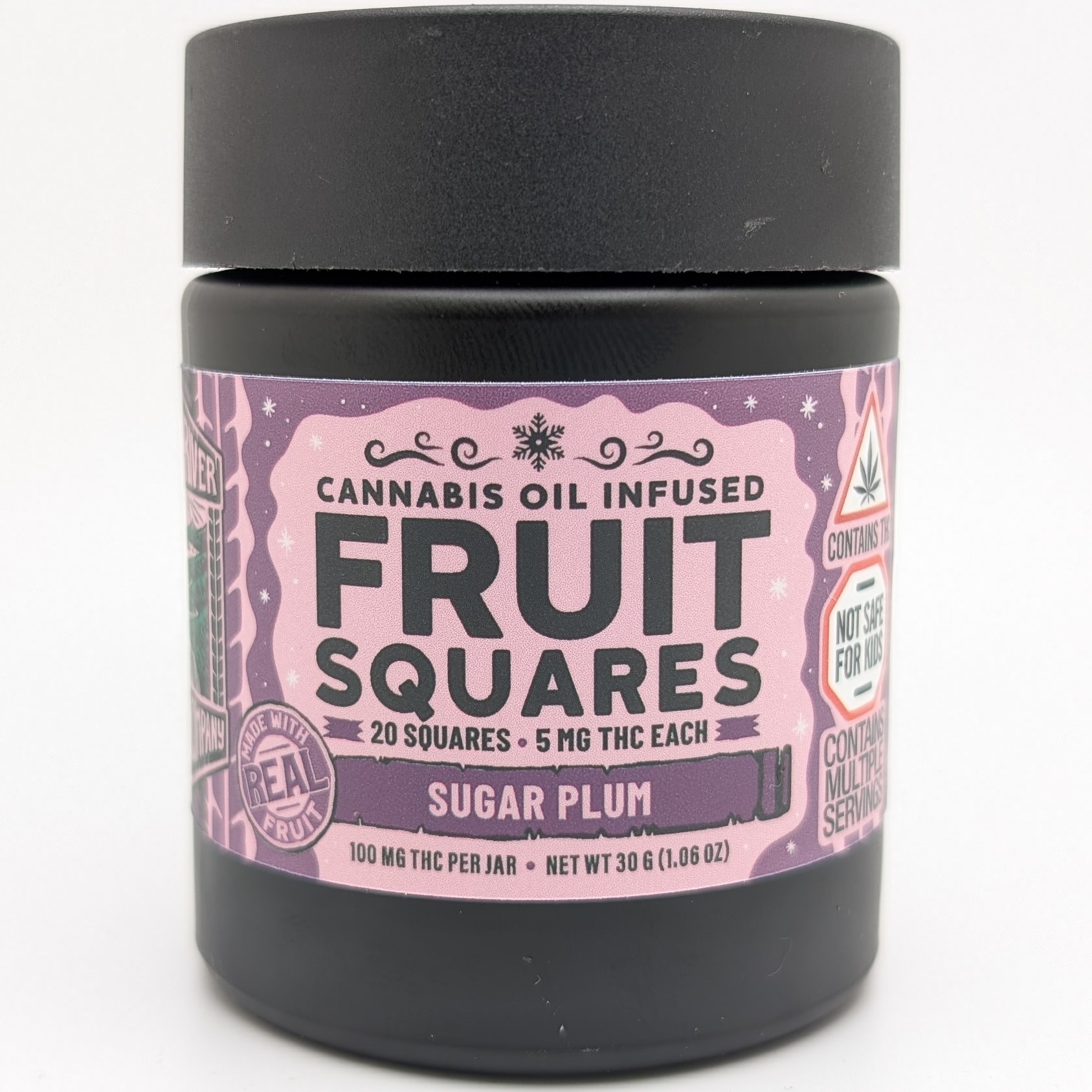Photograph of product: Fruit Squares- Sugar Plum 100mg