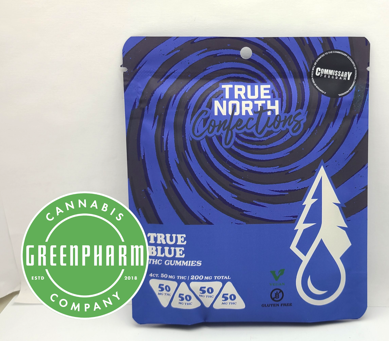Photograph of product: Edible | True North | True Blue Gummies | 200mg