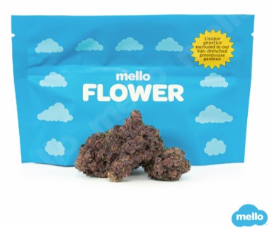 Photograph of product: Purple Churro Flower | 3.5g - Mello Farms