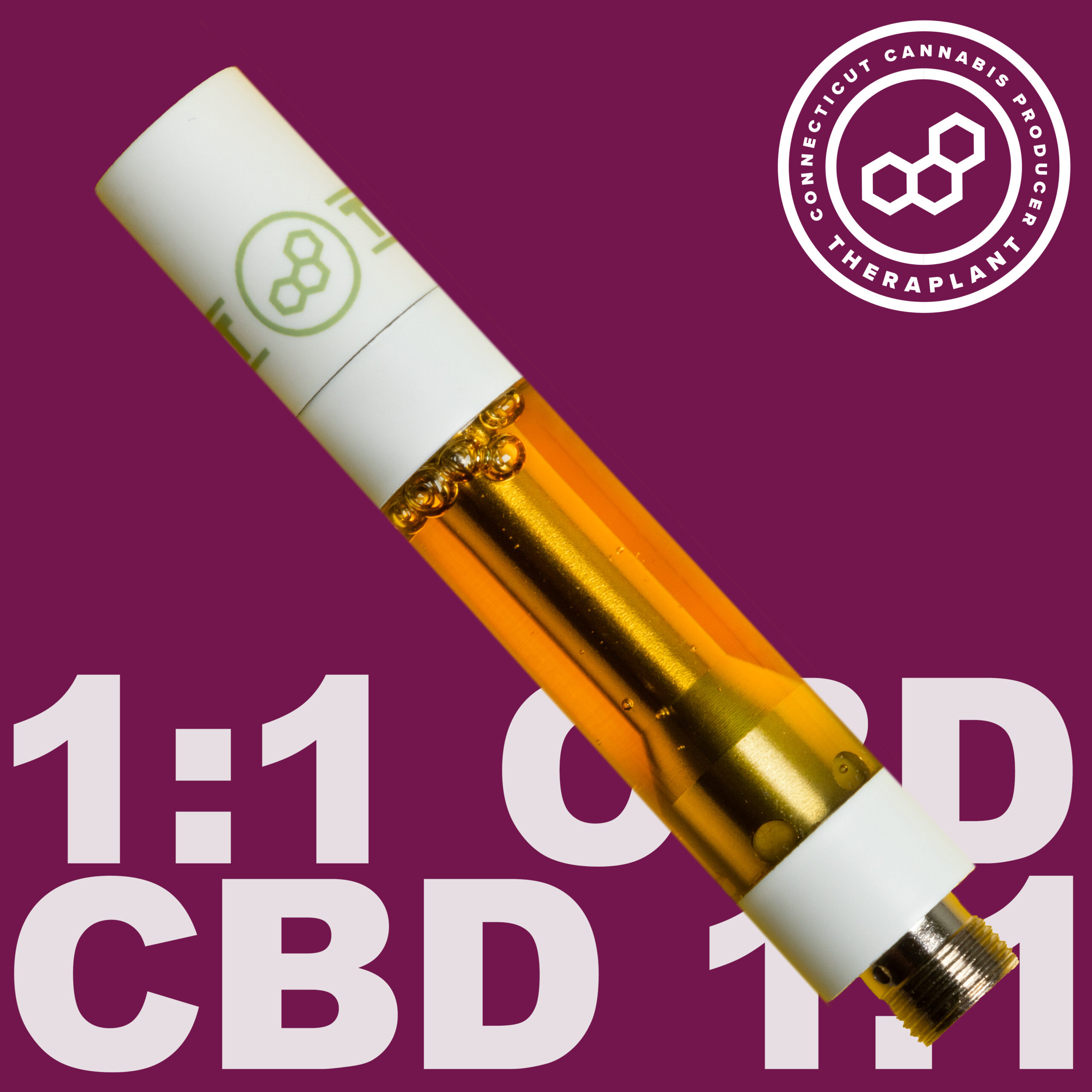 Photograph of product: Theraplant Purple P 1:1 Vape T33.73% C32.13% (H) 1g - 01033