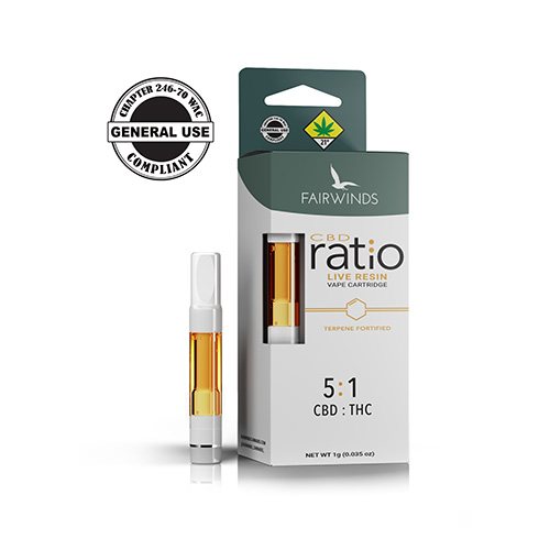 Photograph of product: CBD 5:1 Ratio Cartridge | 1g