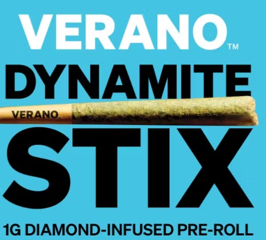 Photograph of product: Verano Reserve Dynamite Stix - Yum Yum - 1G Pre Roll