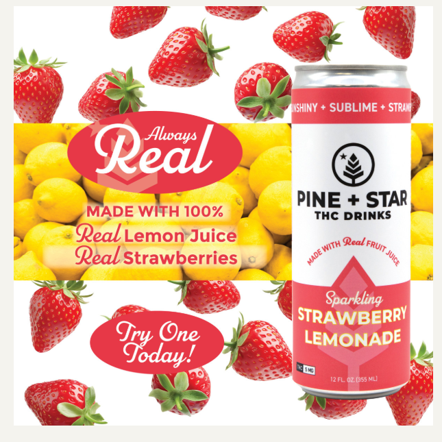 Photograph of product: Strawberry Lemonade  | 5mg | Pine + Star