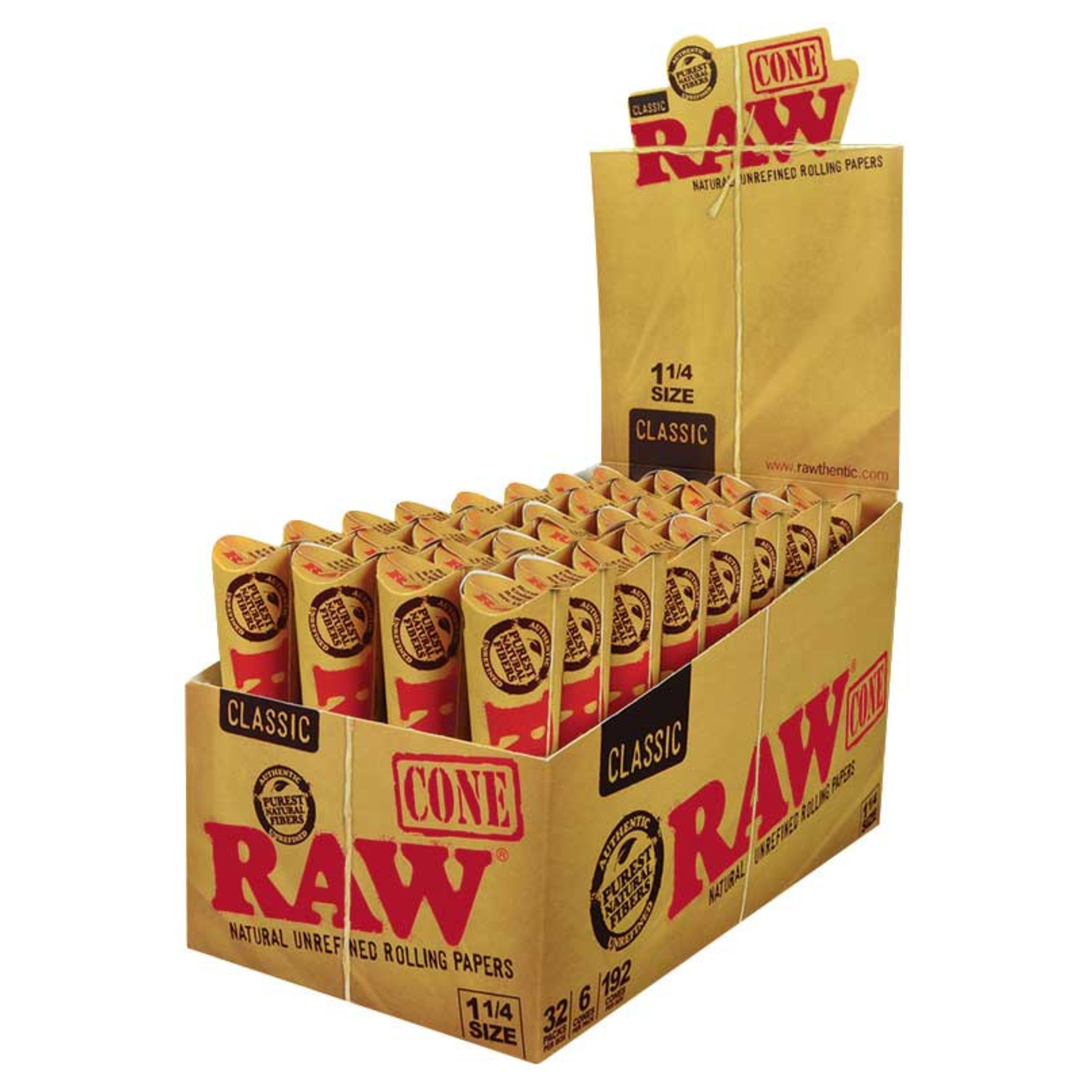 Photograph of product: Cones 1 1/4" 6pk | RAW