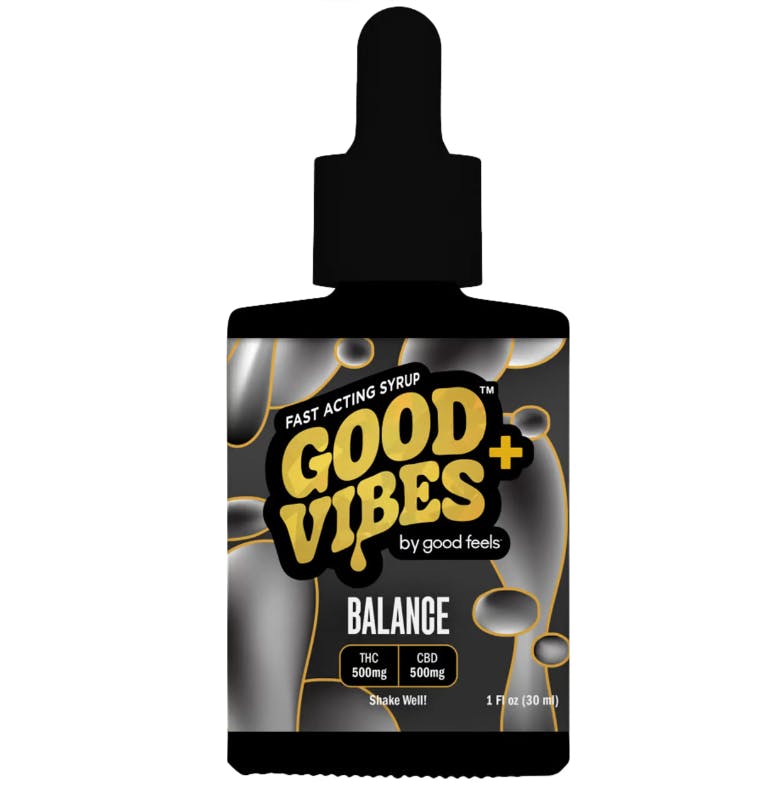 Photograph of product: Good Vibes Balance 1:1 Syrup