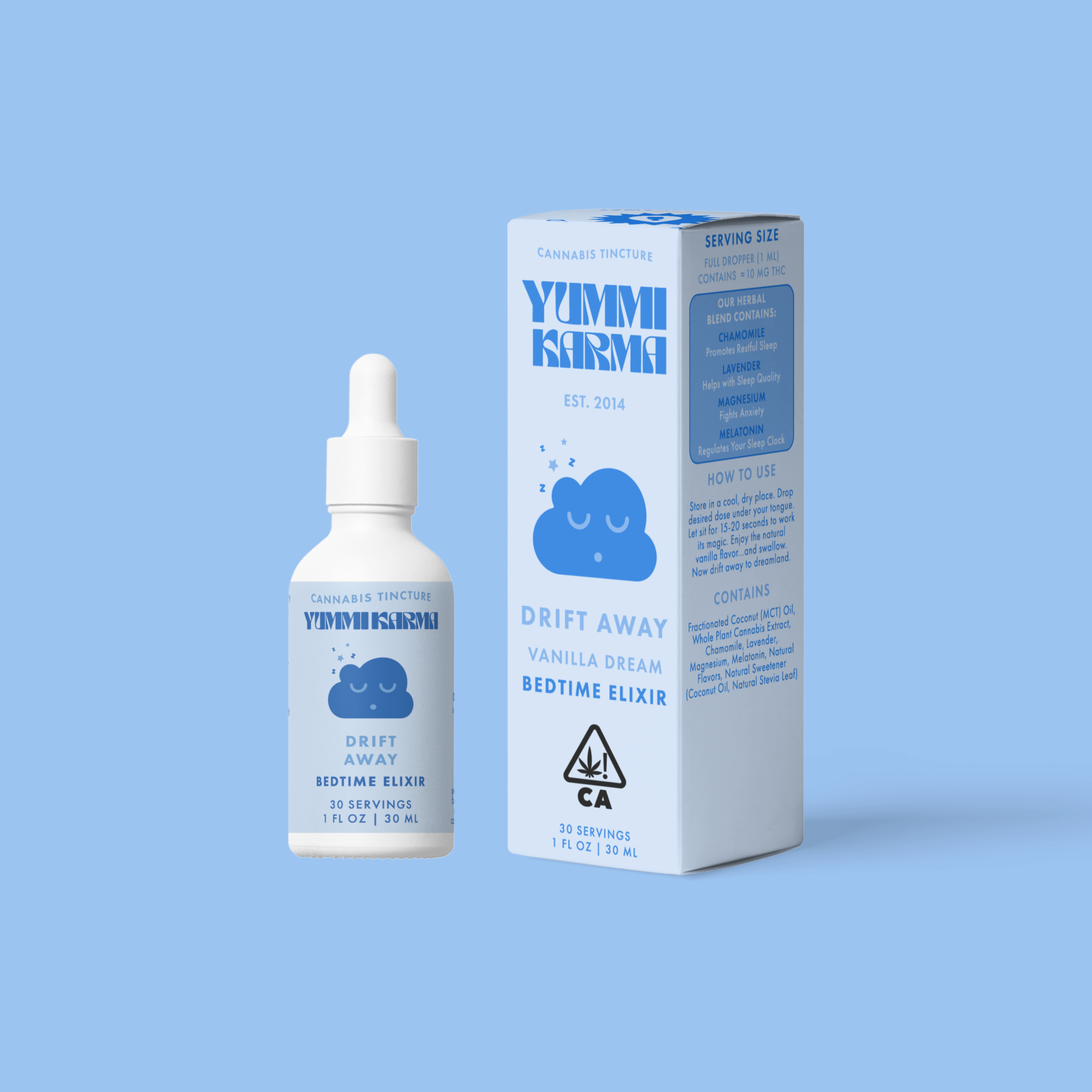 Photograph of product: Yummi Karma - Drift Away Drops 300mg