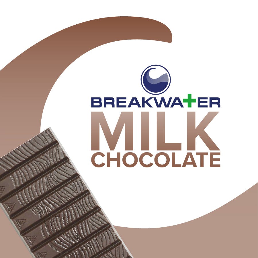 Photograph of product: Breakwater | Milk Chocolate | Edibles | Chocolate Bar