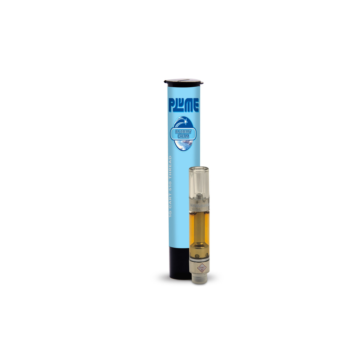 Photograph of product: PLUME 1G BLUEBERRY CREAM CARTRIDGE