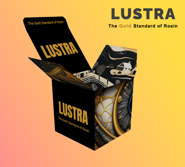Photograph of product: LUSTRA Cold Cured Live Rosin 90u - Mint Mimosa (H)