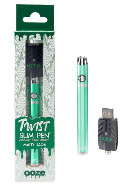 Photograph of product: CTRN | Twist Slim Pen | Smart USB  320 mAH Battery | Mary Jade | 1