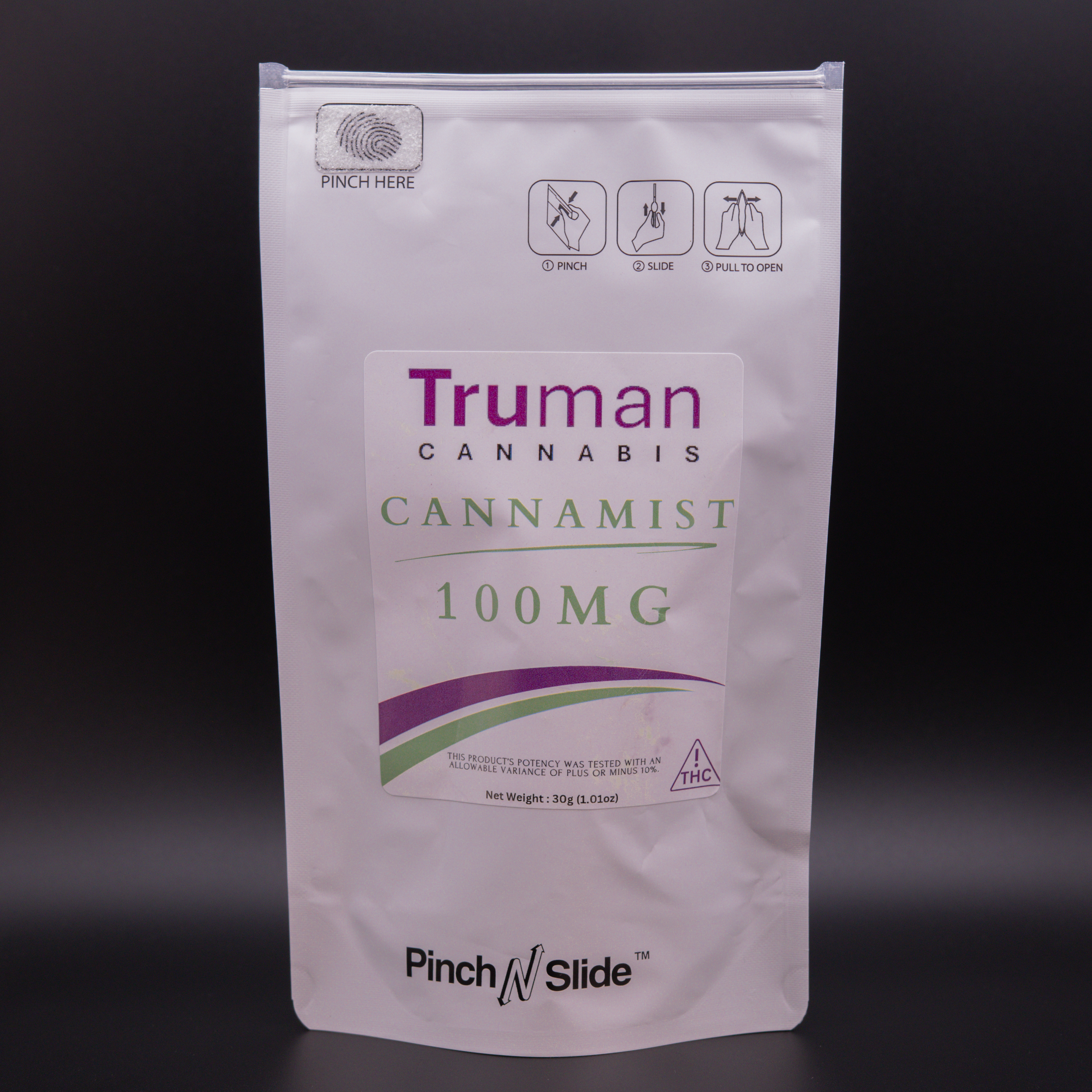 Photograph of product: Truman | 100mg | Mint Canna Mist | Oral Spray