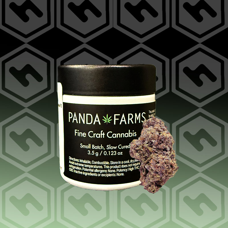 Photograph of product: Panda Farms | 2090Shit! | 3.5g