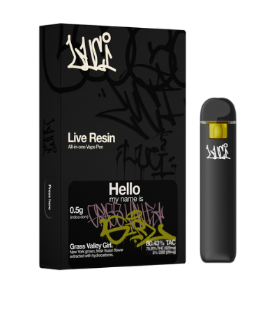 Photograph of product: Grass Valley Girl | 0.5g Live Resin AIO