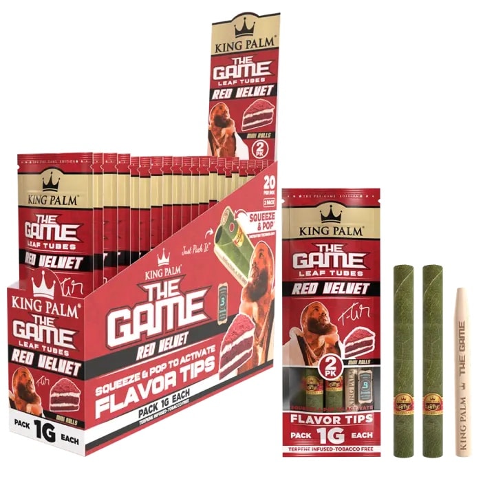 Photograph of product: King Palm Mini - Red Velvet 2pk