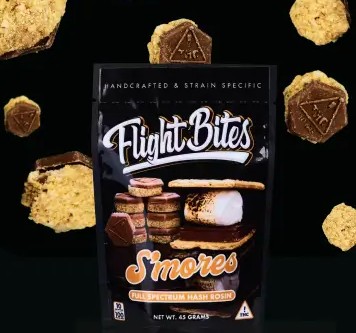 Photograph of Product: Flight Bites - Gummies - S'mores - (H) - 100mg