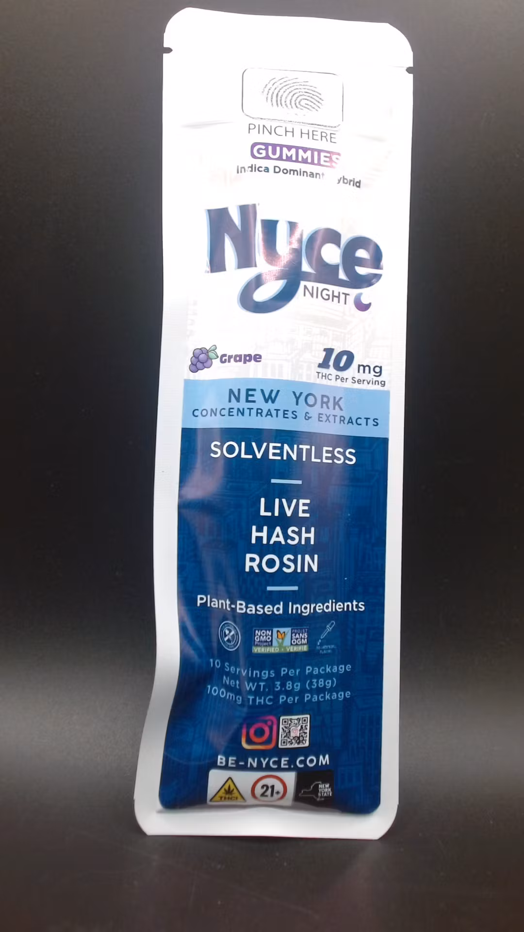 Photograph of product: Grape | Rosin Gummies | 10pk | 100mg