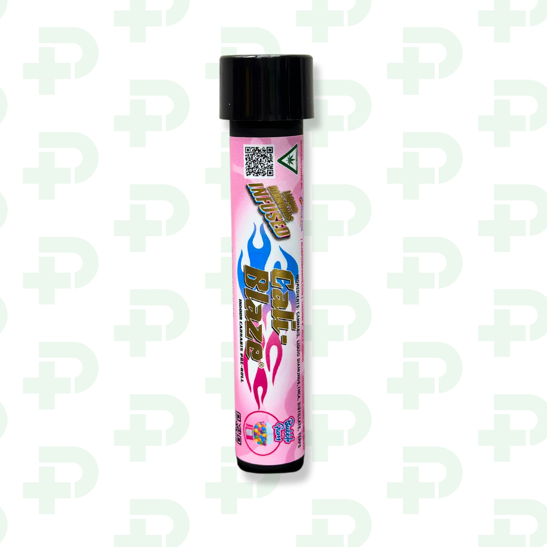 Photograph of product: Cali Blaze Infused Preroll - Bubble Gum