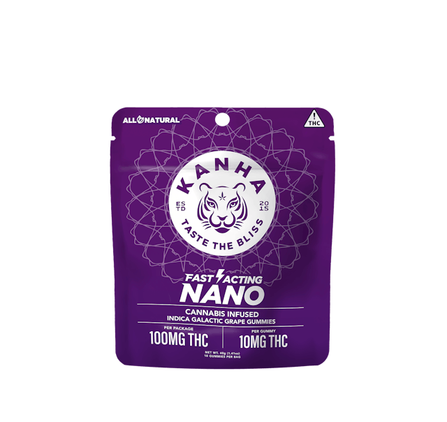 Photograph of product: Indica Galactic Grape 100mg - 
