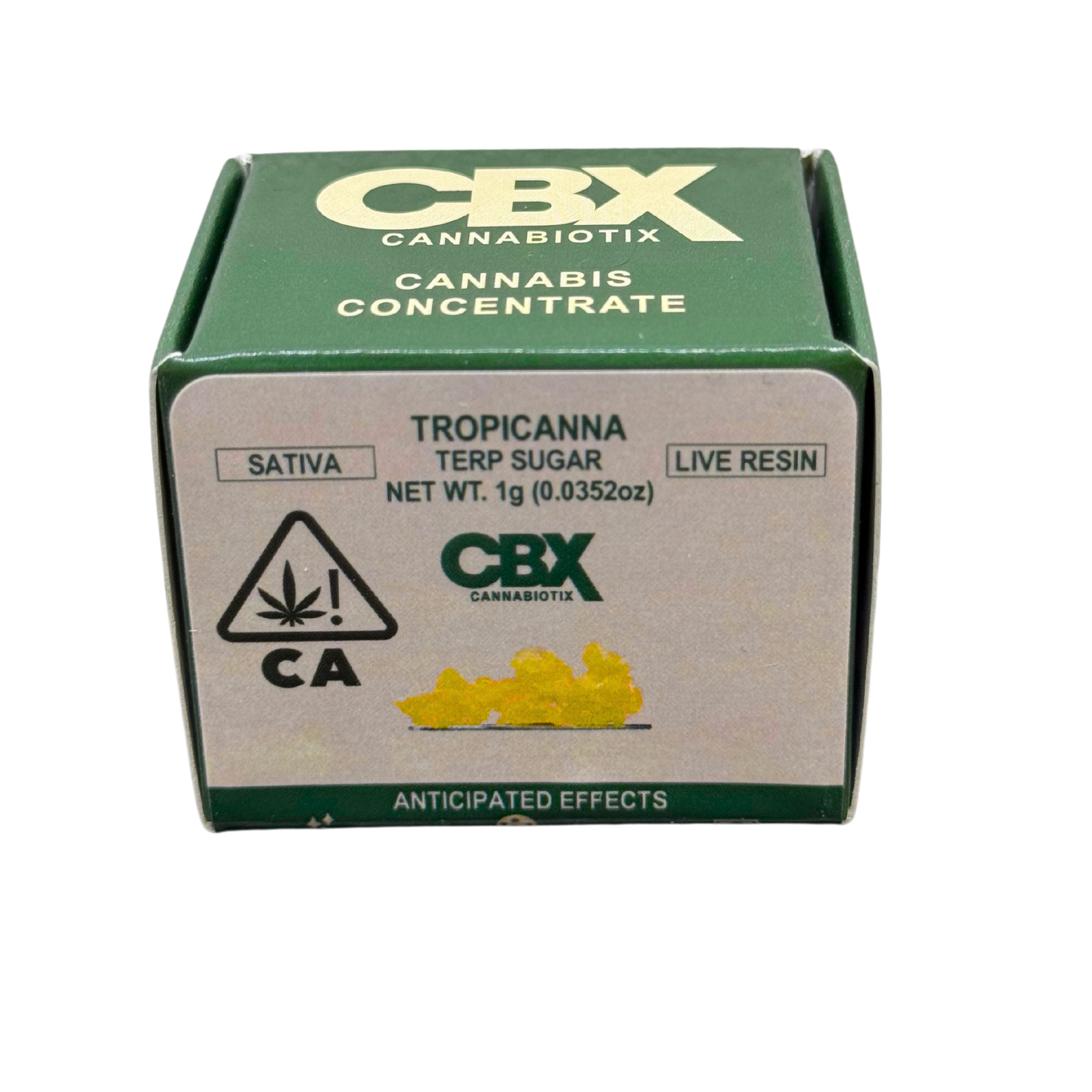 Photograph of product: TROPICANNA LIVE RESIN TERP SUGAR