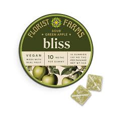 Photograph of product: Florist Farms | Sour Green Apple | 10pk Gummies | 100mg