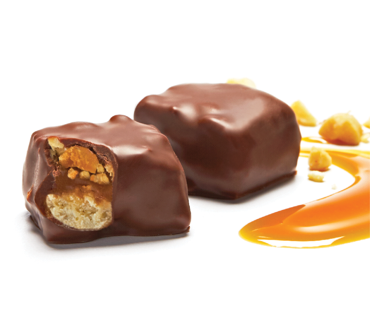 Photograph of product: Love's Oven- Caramel Peanut Bites 100mg