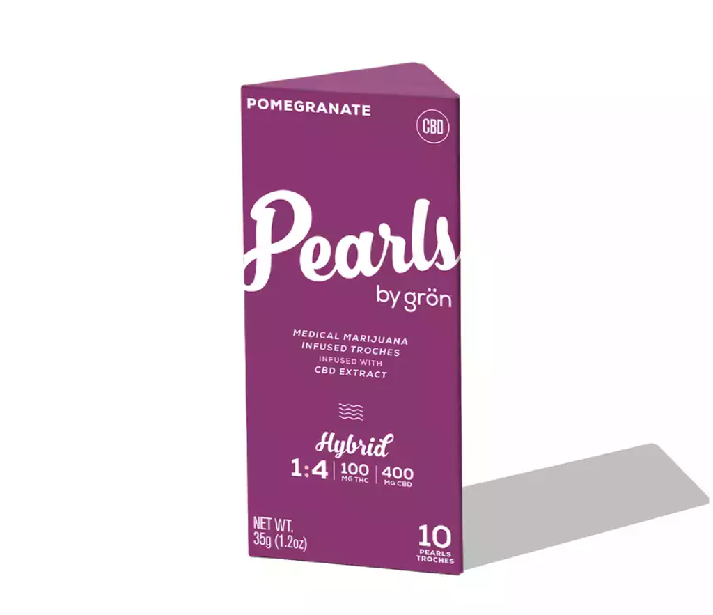 Photograph of product: Pomegranate | Hybrid 1:4 (TH-oui:CBD) |  50mg/10pk