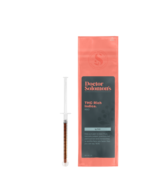 Photograph of Product: Dr. Solomon's | Afternoon Delight #4 THC Rich (Hybrid) RSO Syringe