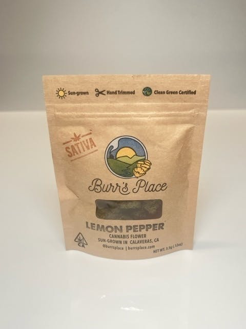 Photograph of product: Burr's Place Lemon Pepper 1/8 PD 24%