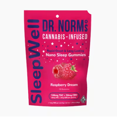 Photograph of product: DR NORM'S RASPBERRY DREAM 100MG $22 | NON-OUID! ACCESSORY $13.5 | OUID! GOOD $2 | EXCISE TAX $0.38