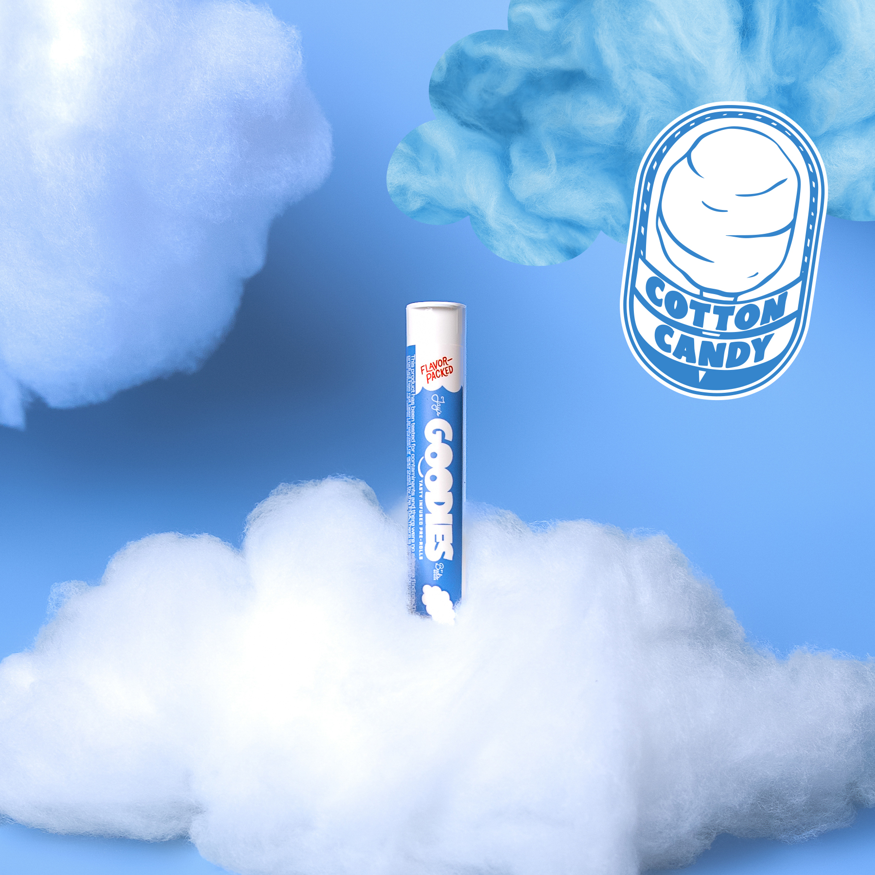 Photograph of product: Infused Pre-Roll - Cotton Candy