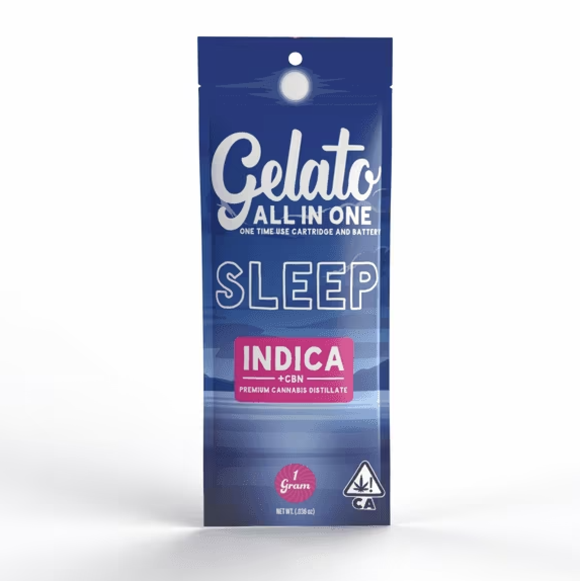 Photograph of product: Gelato Sleep CBN All-In-One 1g - Blueberry Dreamz (I)
