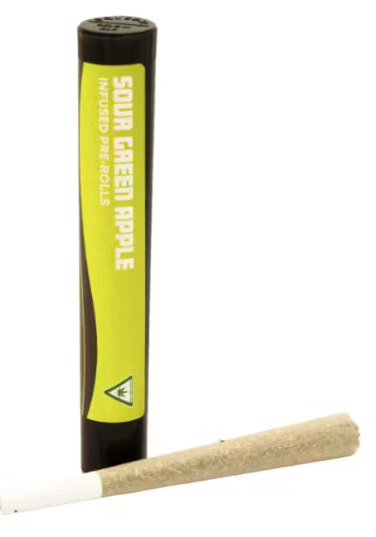 Photograph of product: Sour Green Apple | Injected Preroll