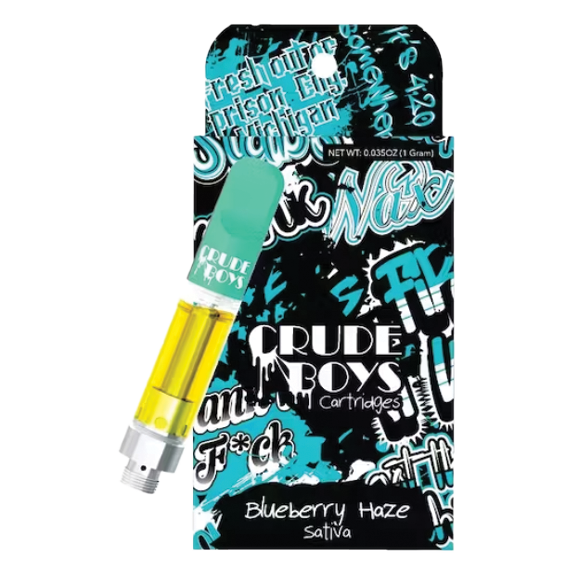 Photograph of product: Cartridge Crude Boys Blueberry Haze