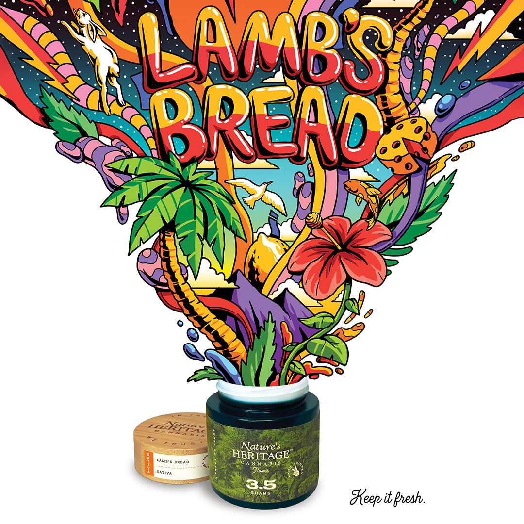 Photograph of product: Lamb's Bread (3.5g Flower)