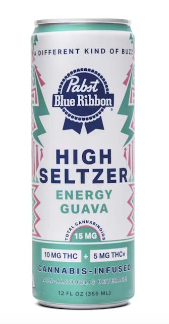 Photograph of product: PBR Daytime Guava Oui'd Infused Seltzer 4Pk - Sales Floor