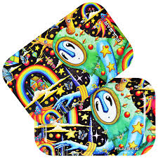 Photograph of product: Pulsar | "The World Was Mad" Metal Rolling Tray