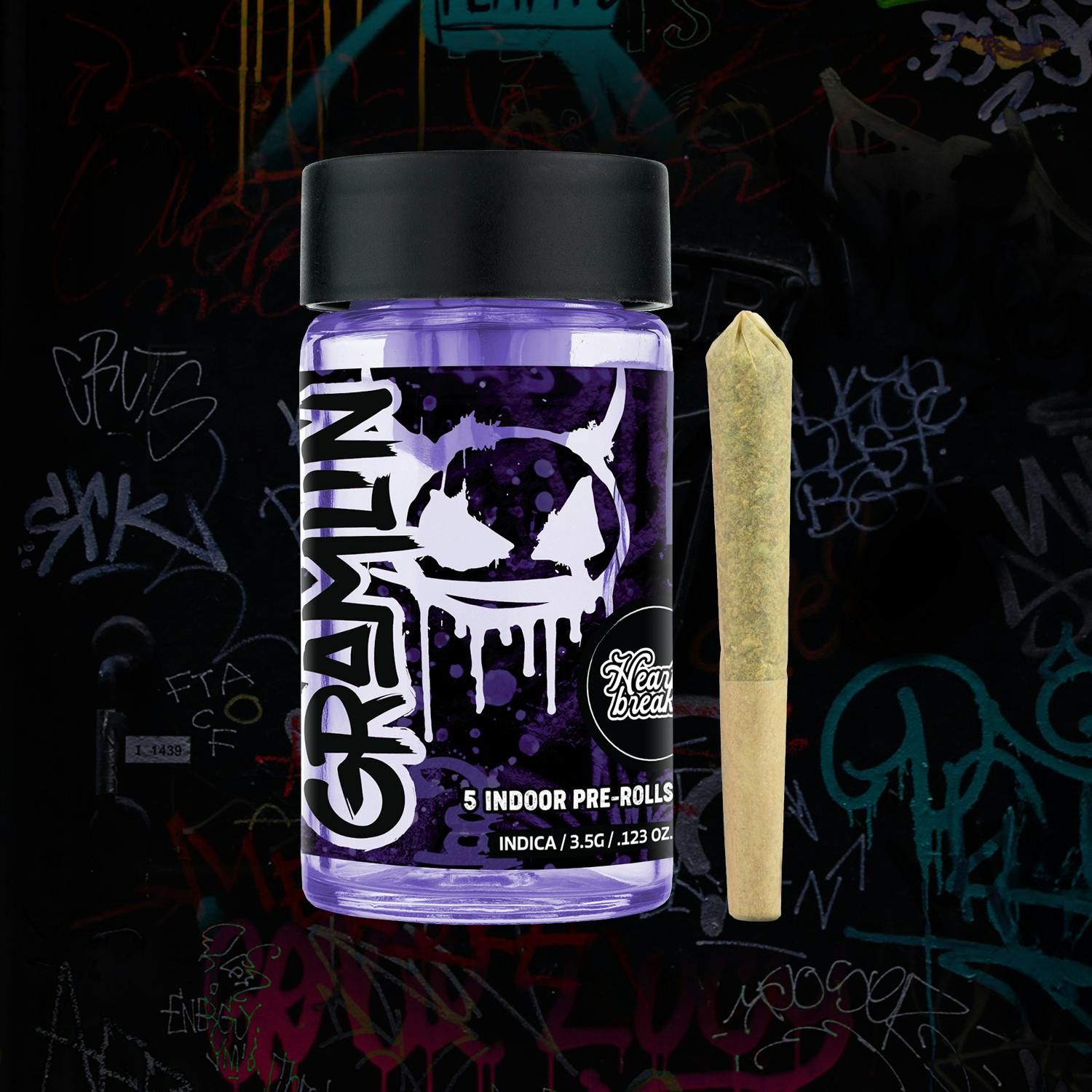 Photograph of product: MARTY MCHIGH - 5 PACK PRE-ROLL (3.5G)