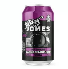 Photograph of product: MF Grape - 100mg Beverage - Mary Jone's Soda