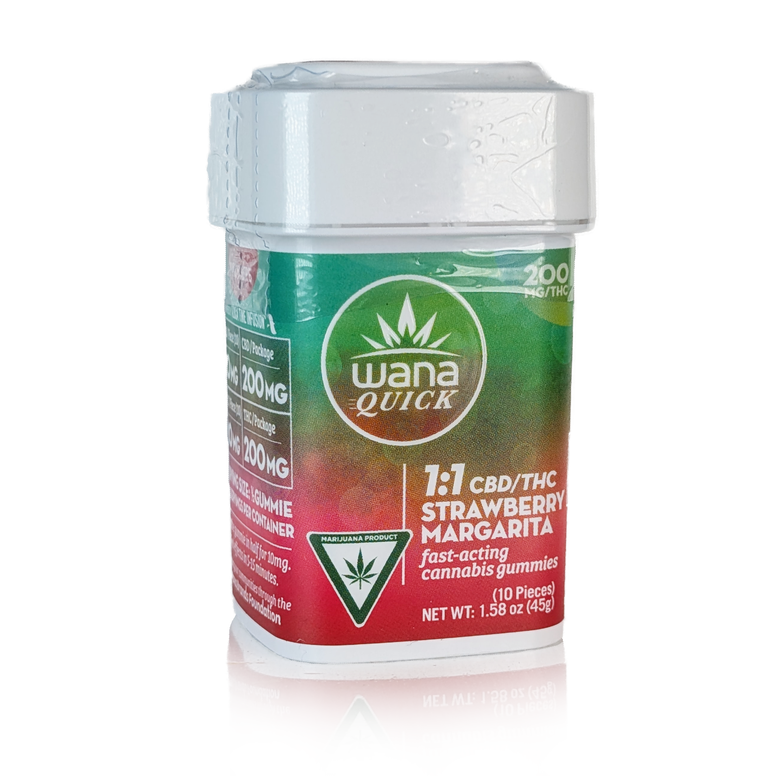 Photograph of product: QUICK - STRAWBERRY MARGARITA 200MG