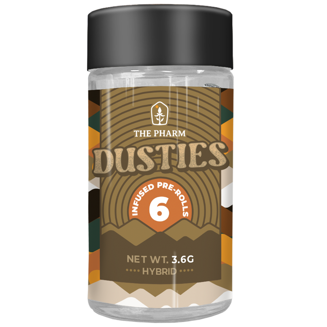 Photograph of product: Dusties Infused Pre-Rolls (6pk) - Horchata