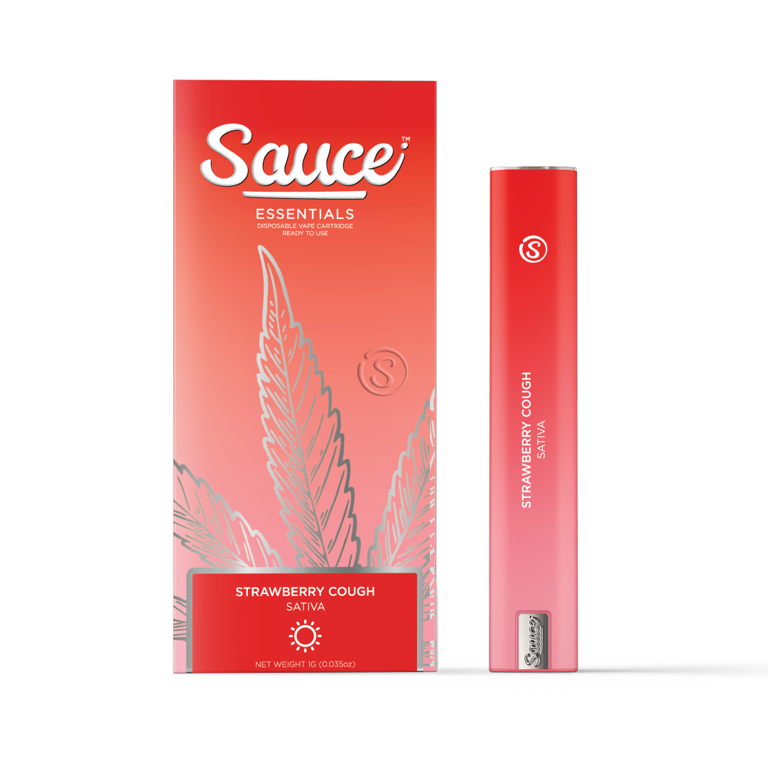 Photograph of product: Sauce - 1000mg Live Resin Disposable (S) - - Strawberry Cough